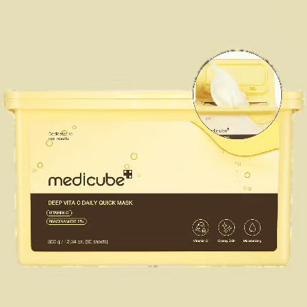 Medicube Deep Vita C Daily Quick Mask – 30 pièces